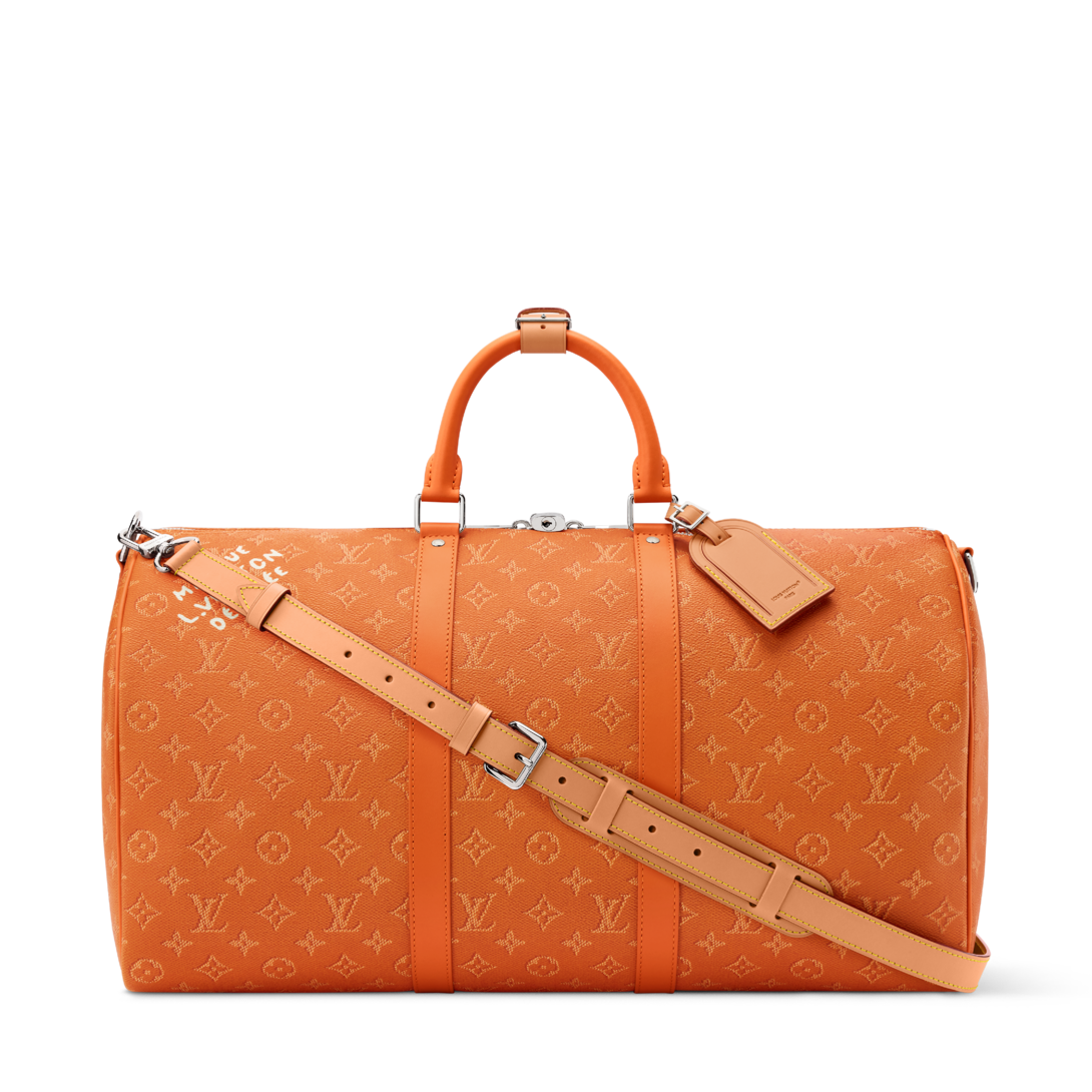 Keepall Bandoulière 50 Monogram Heritage - Travel | LOUIS VUITTON